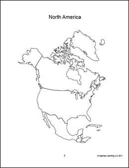 North America for Aquinas Cycle 3 North America