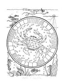 lets color pottery coloring book sample image